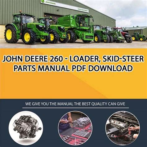 john deere 260 skid steer tracks|john deere 260 owners manual.